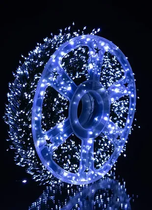 Гірлянда нитка роса 1000 led 50 метрів 3