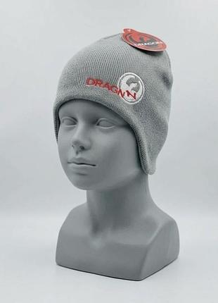 🐲 оригінальна в’язана шапка dragon (dragon alliance) з вушками подвійна / earflap beanie (сша)