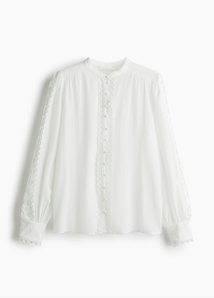 Блуза с вышивкой женская h&amp;m размер s, xl