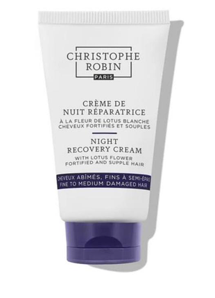 Ночной крем для волос christophe robin night recovery cream 20 мл