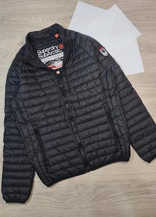 Мужской пуховик superdry. размер м.