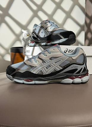 Женские зимние кроссовки asics gel-nyc fur мех