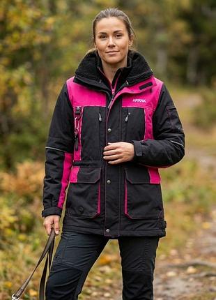 Женская технологичная куртка arrak outdoor для прогулок и дрессировки собак