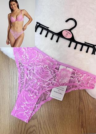 Рожеві мереживні трусики від hunkemoller, розмір s та м