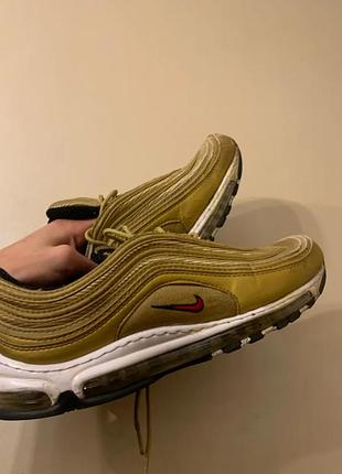 Кросівки nike air max 97 золоті, розмір 45