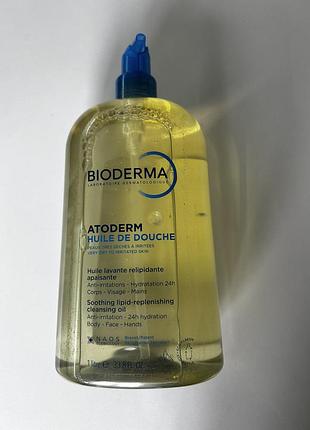 Биодерма масло для душа. bioderma atoderm huile de douche