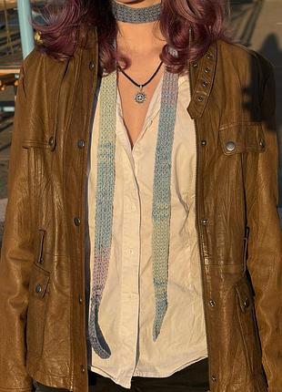 Skinny scarf вʼязаний