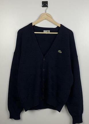 Чоловічий вінтажний кардиган chemise lacoste оригінал вінтаж розмір хл