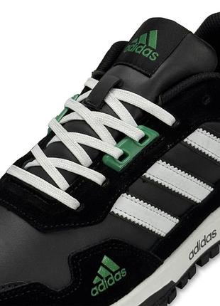 Adidas zx 750 black white green