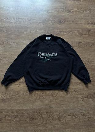 Чоловічий світшот reebok vintage чорний розмір s