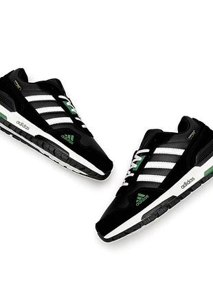 Adidas zx 750 black white green