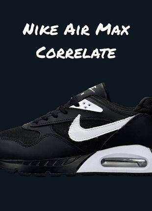Nike air max correlate black white 5
