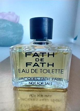 Fath de fath (1953) jacques fath мініатюра 3,5 мл вінтаж рідкість