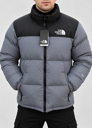 Пуховик the north face 700 серый