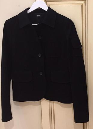 Новый.блейзер брендовый jil sander tailored blazer with pockets black оригинал.зе свежих коллекций