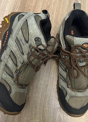 Черевики чоловічі merrell moab 3 mid waterproof hiking boots хакі
