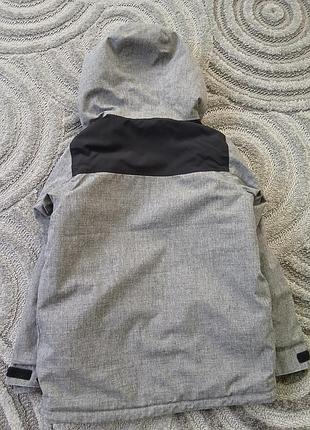 Куртка для хлопчика burton сіра 10