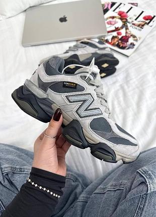 Женские кроссовки new balance 9060 grey cordura fur / smb+ 🔗