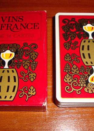 Игральные карты vins de france, 1994 г.  /гральні карти/