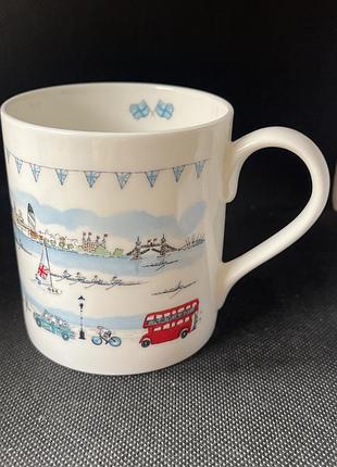 Чашка з англійського кістяного порцеляну (fine bone china) із серії london scene від британського бренду sophie allport