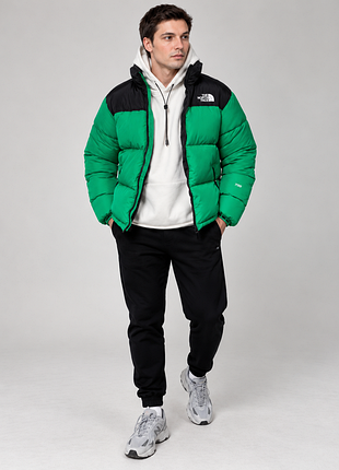 Пуховик the north face 700 зеленый