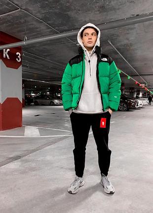 Пуховик the north face 700 зеленый 3