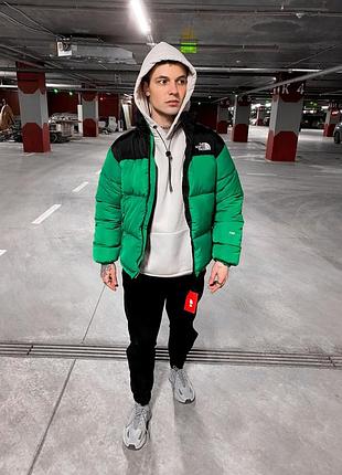 Пуховик the north face 700 зеленый 5