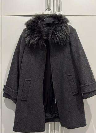 Жіноче вовняне пальто zara