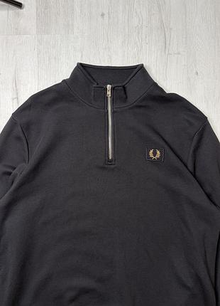 Чоловіча кофта 1/4 зіп fred perry розмір xxl 4
