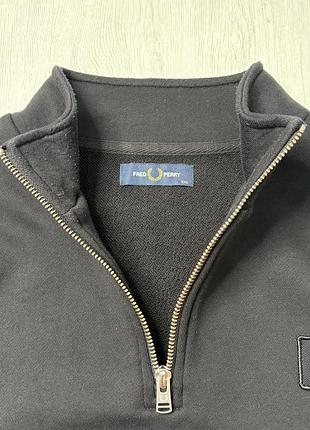 Чоловіча кофта 1/4 зіп fred perry розмір xxl 5