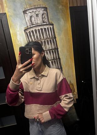 Вкорочена кофтинка поло adidas ! s/m ❤️