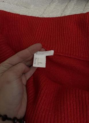 Светр жіночий h&m червоний 3