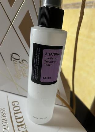 Тонер для обличчя cosrx aha/bha clarifying treatment toner ⭐️⭐️