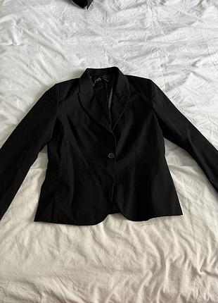 Новый жакет/пиджак черного цвета zara, размер s-m