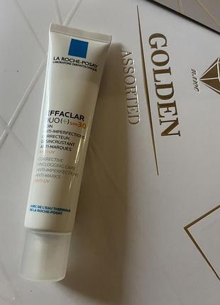 Крем для обличчя la roche-posay effaclar duo(+) spf 30 коригуючий відновлюючий
