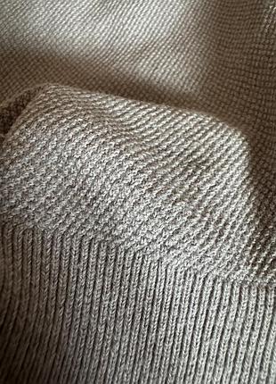 Стильний чоловічий текстурний джемпер massimo dutti (extrafine cotton) 6
