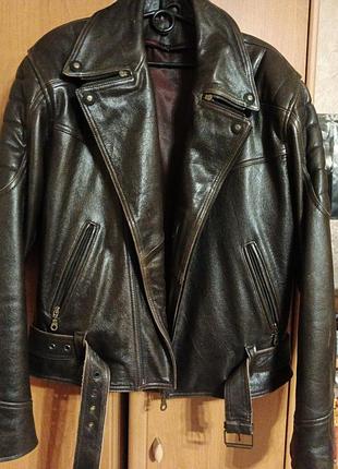 Куртка чоловіча held biker fashion косуха шкіряна коричнева