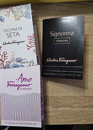 Набор пробников salvatore ferragamo 3шт