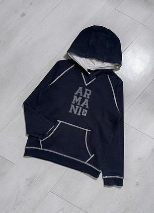 Худі реглан кофта на хлопчика підлітка 12/13 років armani junior оригінал