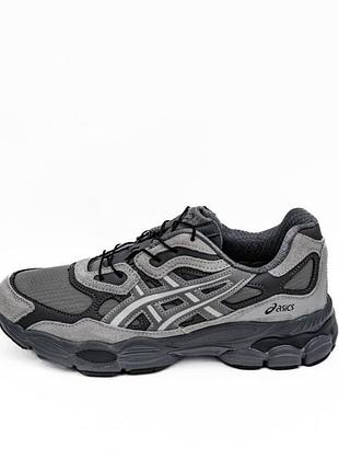 Чоловічі кросівки asics gel-nyc thermo grey light grey / smb+ 🔗