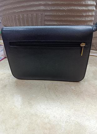 Винтажный кожаный клатч givenchy paris (оригинал) 2