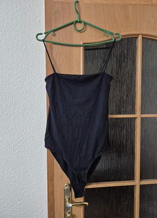 Боді в рубчик h&m