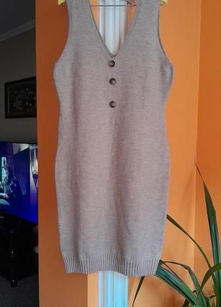 Платье сарафан вязаное шикарное 2