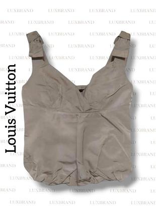 Шелковый топ louis vuitton