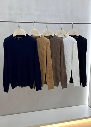 Джемпер чоловічий loro piana однотонний/в'язаний, s-xxl
