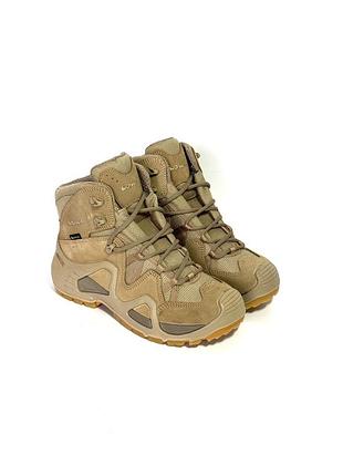 Оригінал тактичні берці lowa zephyr mid tf coyote op gore tex оригинал черевики лова гор текс не промокають міцні осінь демісезон 36 37 38 39