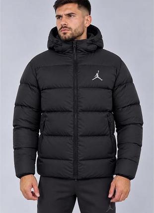 Куртка чоловіча nike air jordan чорна