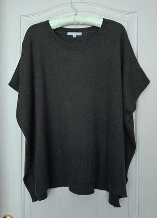 Шерсть + кашемир пончо cashmere goose