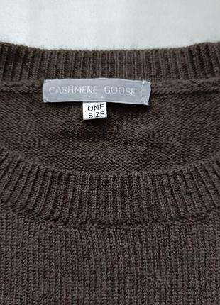 Шерсть + кашемир пончо cashmere goose 7