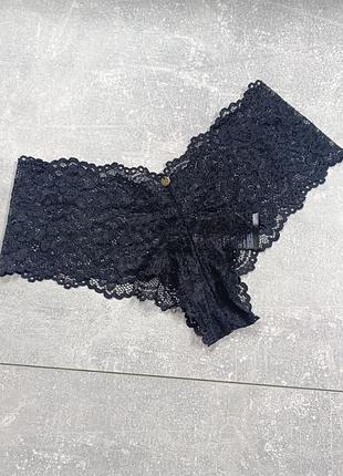 Трусики женские кружные черные хс от h&amp;m